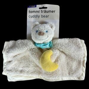German Cuddly Bear Moon Lovey Security Blanket Stuffed Teddy Tommi Traumer Plush